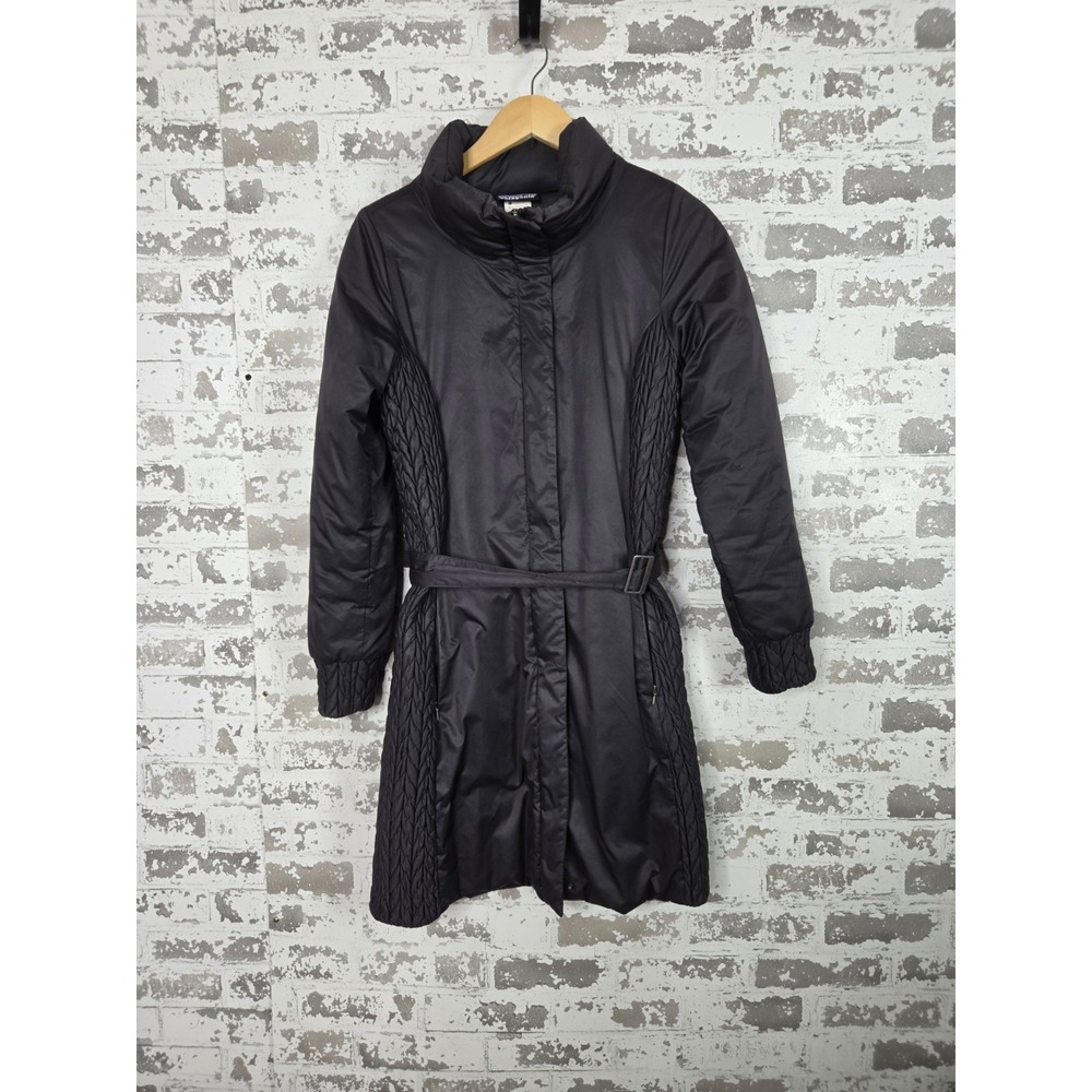 Patagonia Sasha Goose Down Fill Quilted Coat Small Black Utility Gorpcore Ski